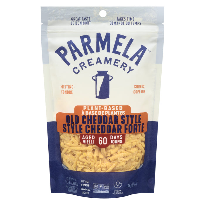 Parmela Creamery - Shredded Cheddar Style, 198 g