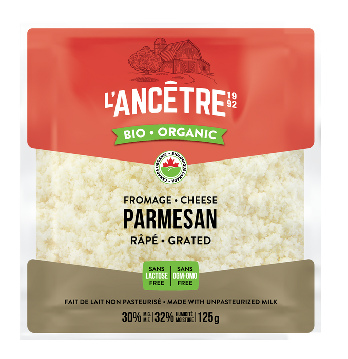 L'Ancetre - Organic Grated Parmesan, 125 g