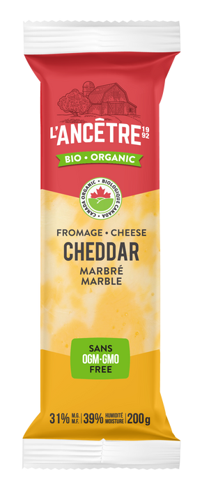 L'Ancetre - Organic Marble Cheddar Cheese, 200 g