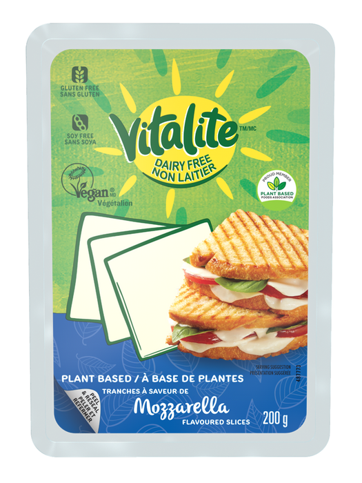 Vitalite - Mozzarella Flavoured Slices, 200 g