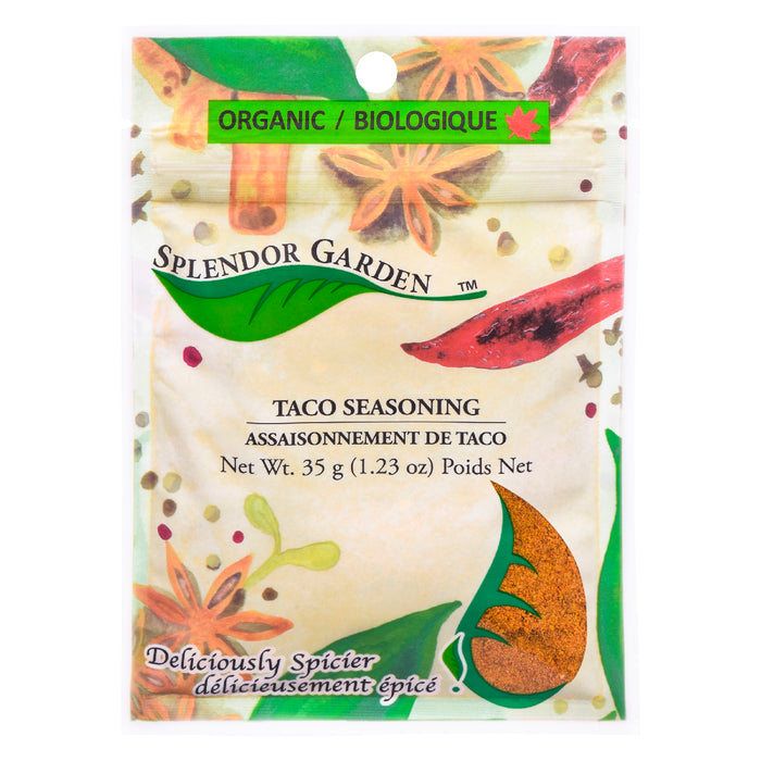 Splendor Garden - Organic Taco Seasoning, 35 g