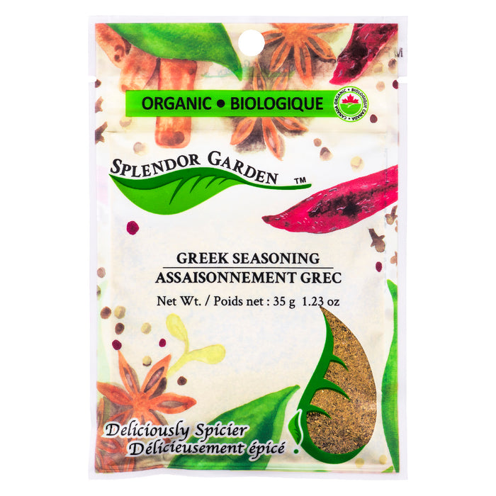 Splendor Garden - Organic Greek Seasoning, 35 g