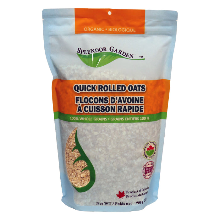 Splendor Garden - Organic Quick Rolled Oats, 908 g