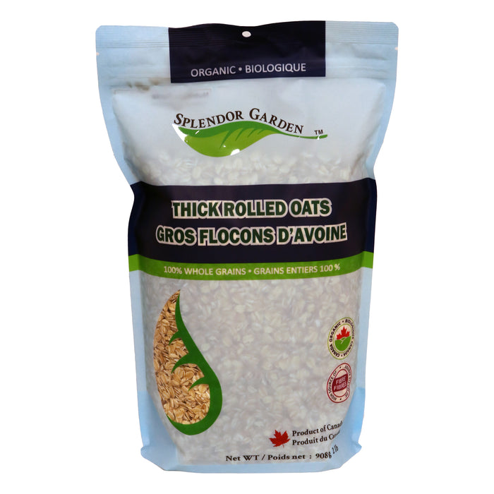 Splendor Garden - Organic Thick Rolled Oats, 908 g