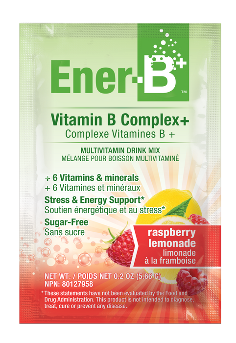 Ener-Life - Ener-B+ - Raspberry Lemonade, 5.66 g