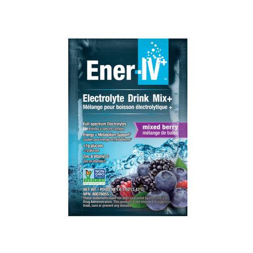 Ener-IV Sport Electrolyte Mixed Berry, 3.43 g