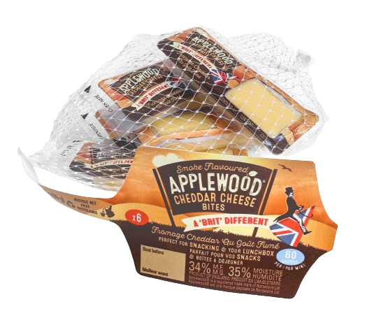 Ilchester - Applewood Smoked Cheddar Bites, 6x15 g