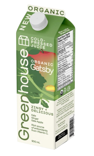 Greenhouse Juice - Gatsby Gable Top, 900 mL