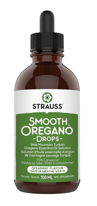 Strauss - Smooth Oregano Drops, 100 mL