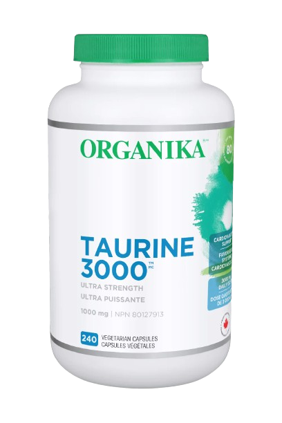 Organika - Taurine 3000 Ultra Strength, 240 Caps