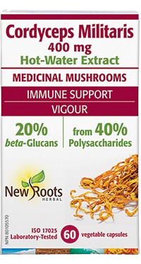 New Roots Herbal - Cordyceps Militaris, 60 Caps