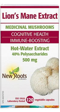 New Roots Herbal - Lion’s Mane Extract, 120 Caps