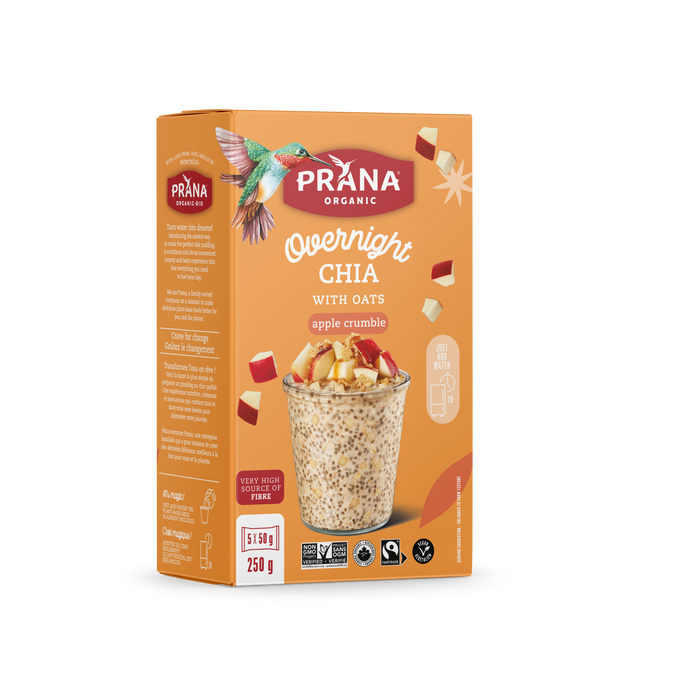 Prana - Overnight Chia - Apple Crumble, 250 g