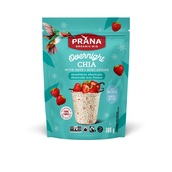 Prana - Overnight Chia - Straw Shortcake, 300 g