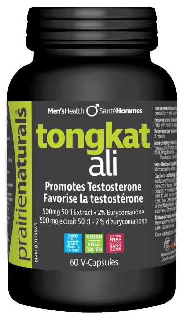 Prairie Naturals - Tongkat Ali 500 mg, 60 Vcaps