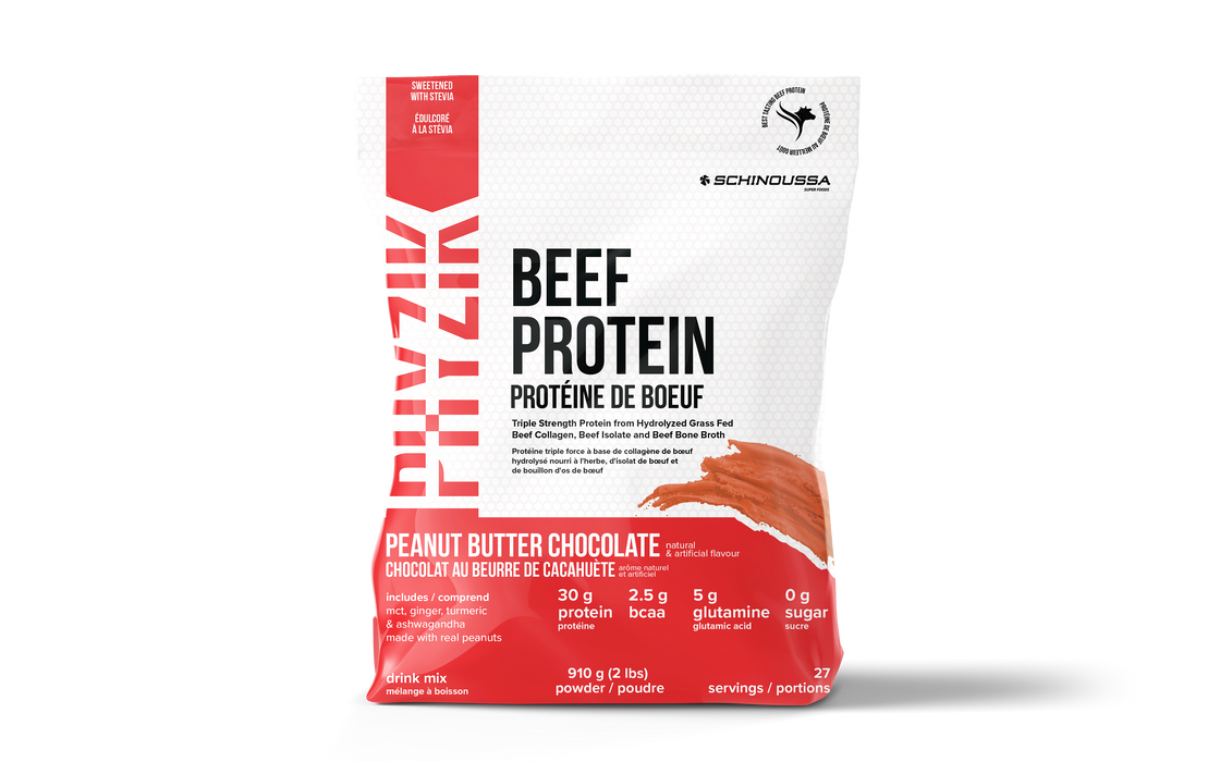 Schinoussa - Hydrolyzed Beef Protein Peanut Butter Chocolate, 910 g