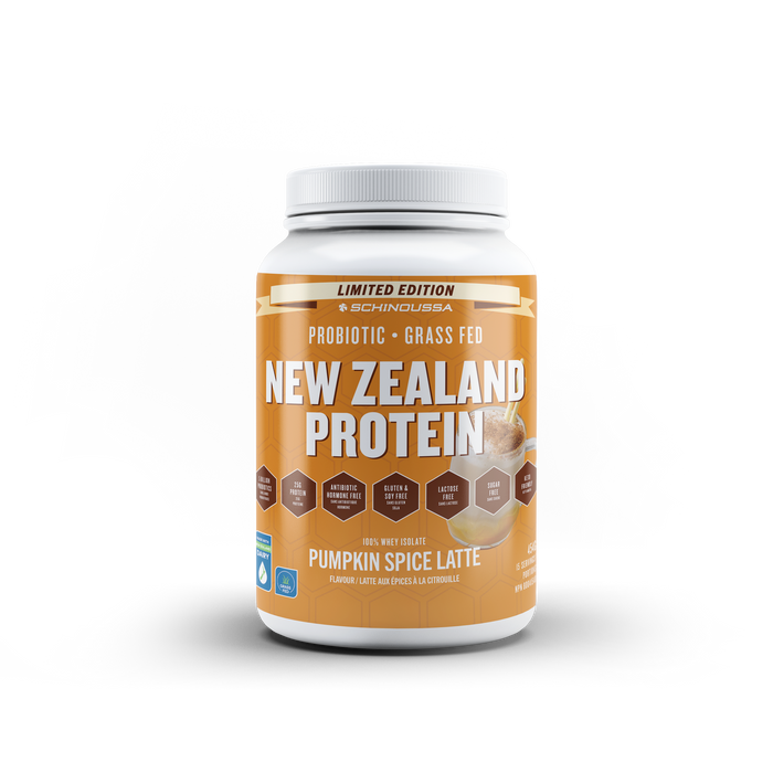 Schinoussa - New Zealand Probiotic Whey Iso Pumpkin Latte, 454 g