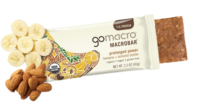 Go Macro Bars - Banana + Almond Butter, 65 g