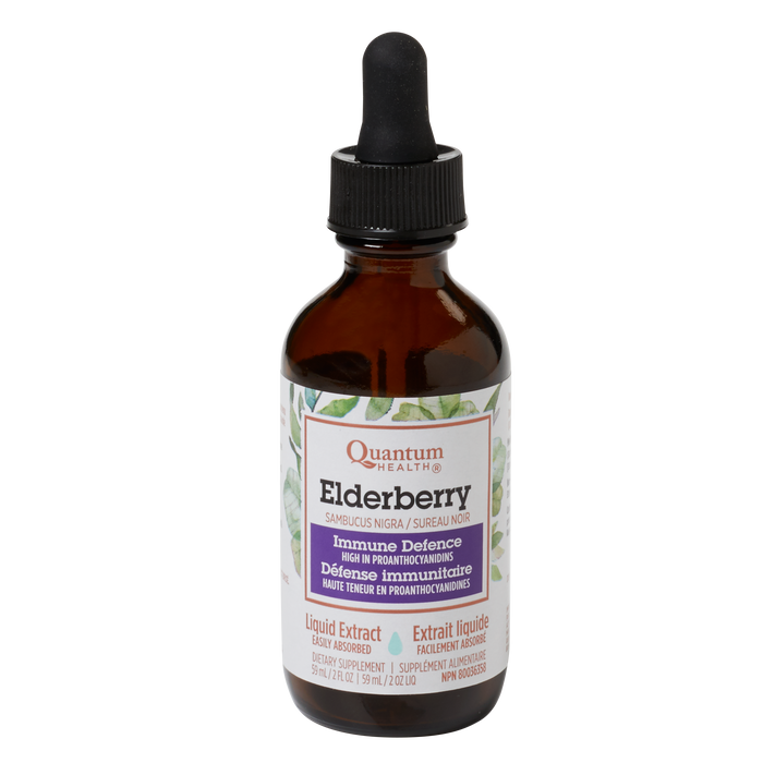 Quantum Nutrition Inc. - Elderberry Liquid Extract, 60 mL