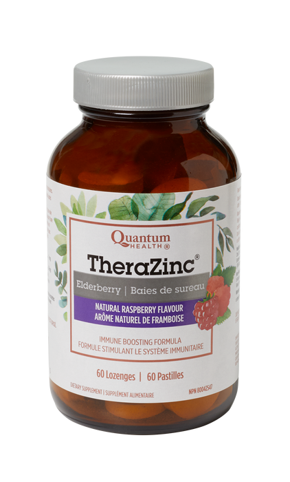 Quantum Nutrition Inc. - TheraZinc Elderberry Lozenges, 60 Count