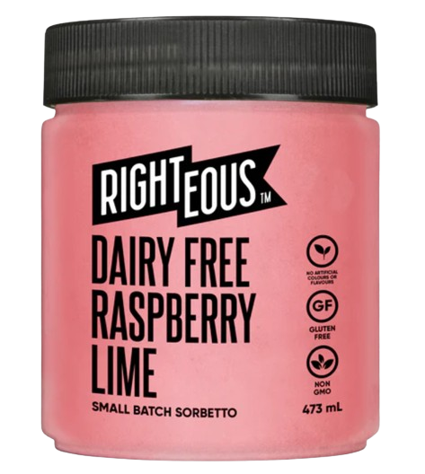 Righteous - Sorbetto - Df Raspberry Lime, 473 mL