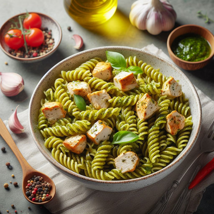 Pretto's Pasta - Fussili Chicken Pesto, 350 g