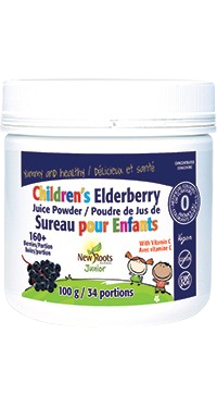 New Roots Herbal - Children's Elderberry Juice Powder, 100 g