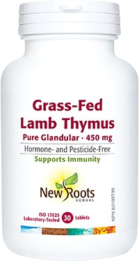 New Roots Herbal - Grass-Fed Lamb Thymus, 30 Tablets