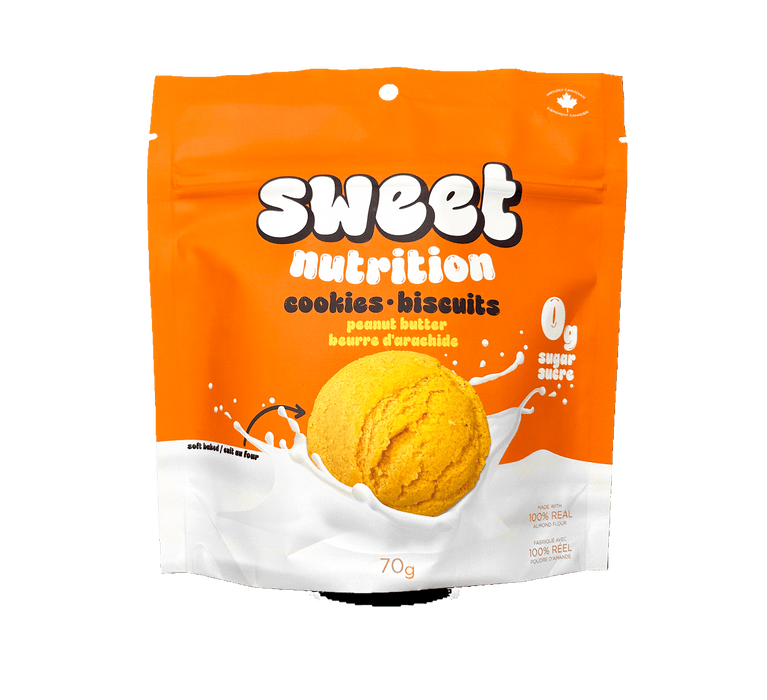 Sweet Nutrition - Zero Sugar Cookies Peanut Butter, 70 g