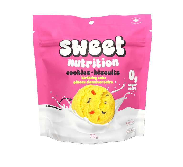 Sweet Nutrition - Zero Sugar Cookies Birthday Cake, 70 g