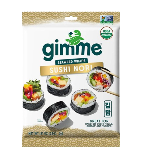 Gimme - Sushi Nori Roasted Seaweed, 23 g