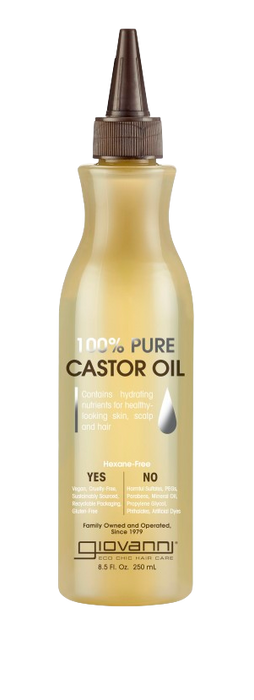 Giovanni - 100% Pure Castor Oil, 250 mL