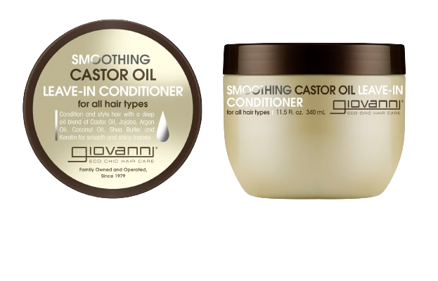 Giovanni - Smoothing Castor Oil Leave-In Conditioner, 340 mL