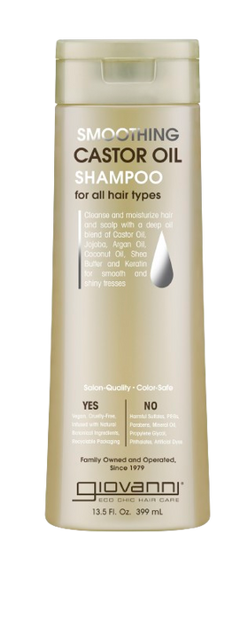 Giovanni - Smoothing Castor Oil Shampoo, 399 mL