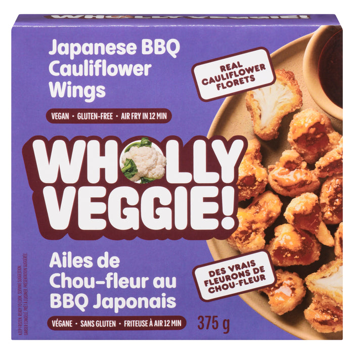 Wholly Veggie - Japanese BBQ Cauliflower Wings, 375 g