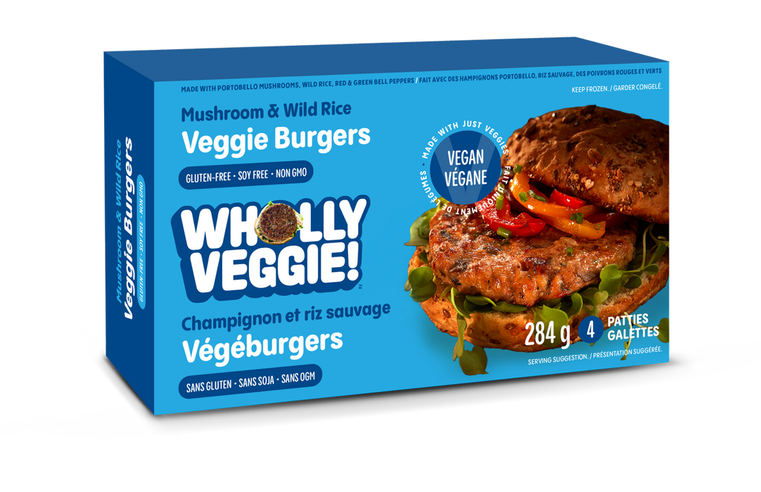 Wholly Veggie - Mighty Mushroom Veggie Burger, 284 g