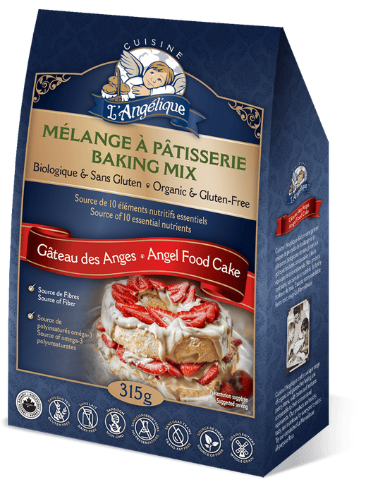 Cuisine L'Angelique - Angel Food Cake Mix Gluten Free, 315 g