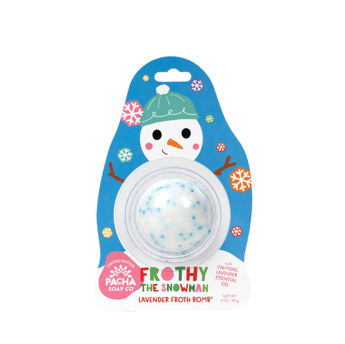 Pacha Soap - Froth Bomb - Frothy The Snowman, 85 g