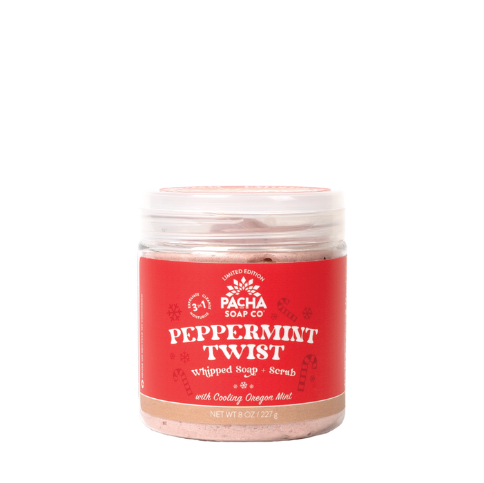 Pacha Soap - Whipped Soap & Scrub Peppermint, 227 g