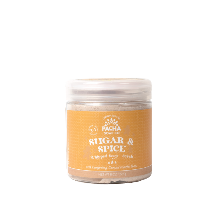 Pacha Soap - Whipped Soap & Scrub Sugar Spice, 227 g