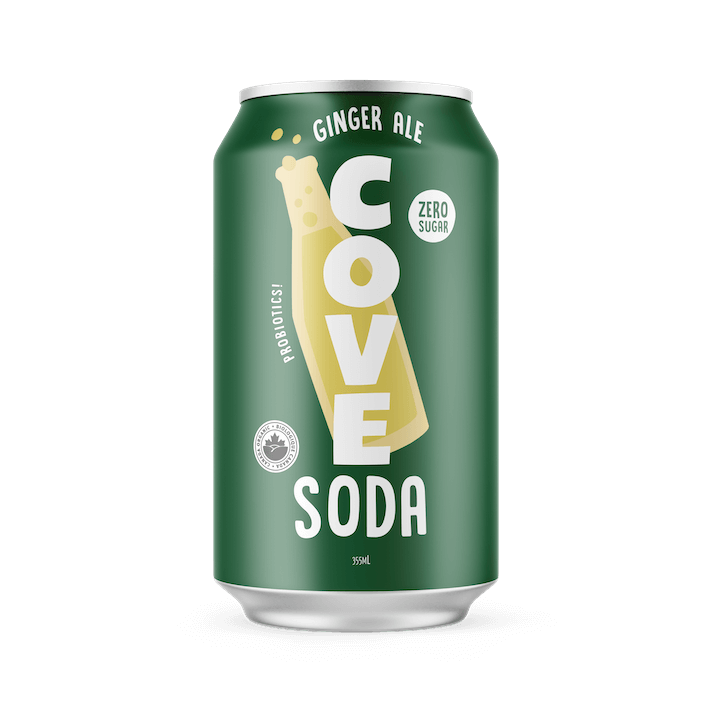 Cove - Probiotic Soda - Ginger Ale, 355 mL — Goodness Me!