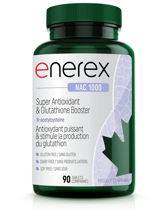 Enerex - NAC 1000 (N-ACETYLCYSTEINE), 90 Tablets
