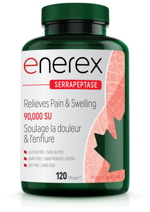 Enerex - Serrapeptase 90,000 SU, 120 Capsules