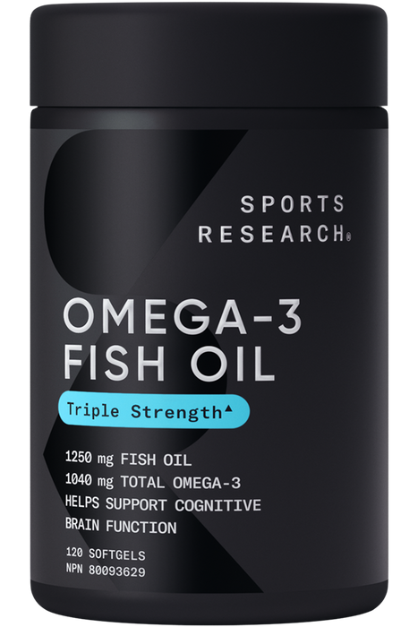 Sports Research - Omega 3 Fish Oil, 120 Softgels