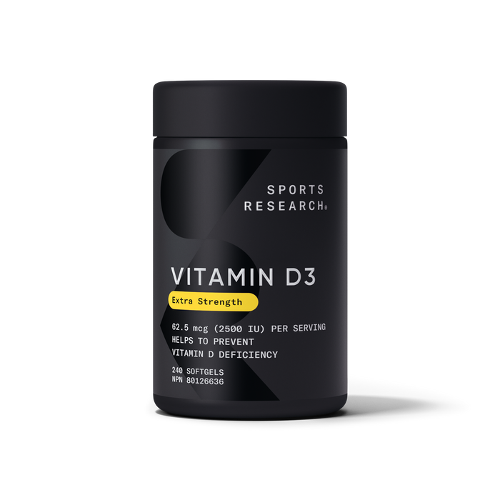 Sports Research - Vitamin D3 2500 IU, 240 Count