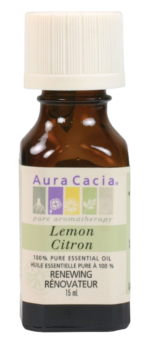Aura Cacia - Lemon Oil, 15 mL