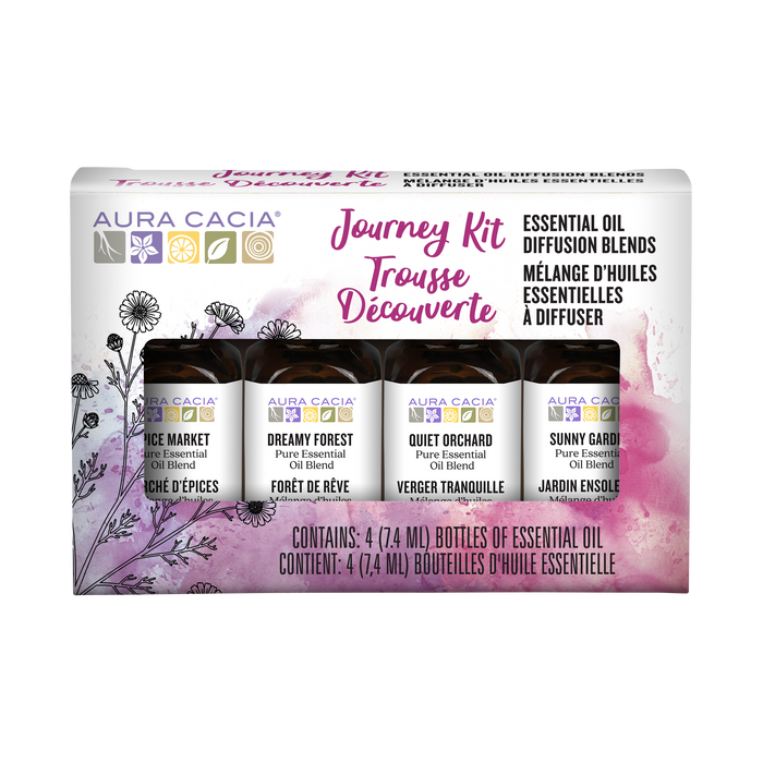 Aura Cacia - Journey To Diffusion Kit, 4 Count