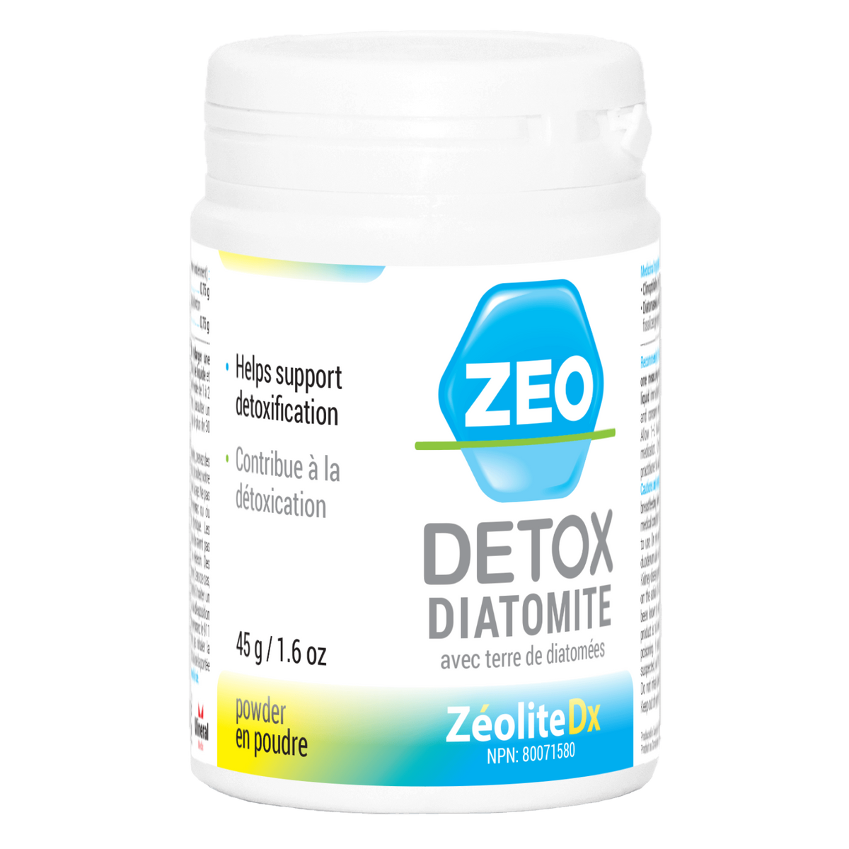 Zeolite - ZeoDetox Diatomite, 45 g — Goodness Me!