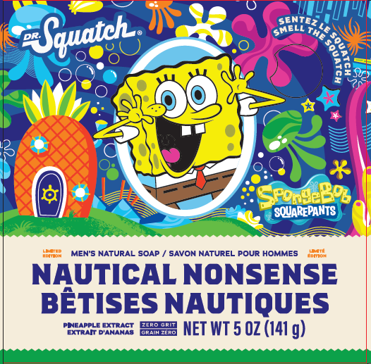 Dr. Squatch - Spongebob Soap, 141 g — Goodness Me!