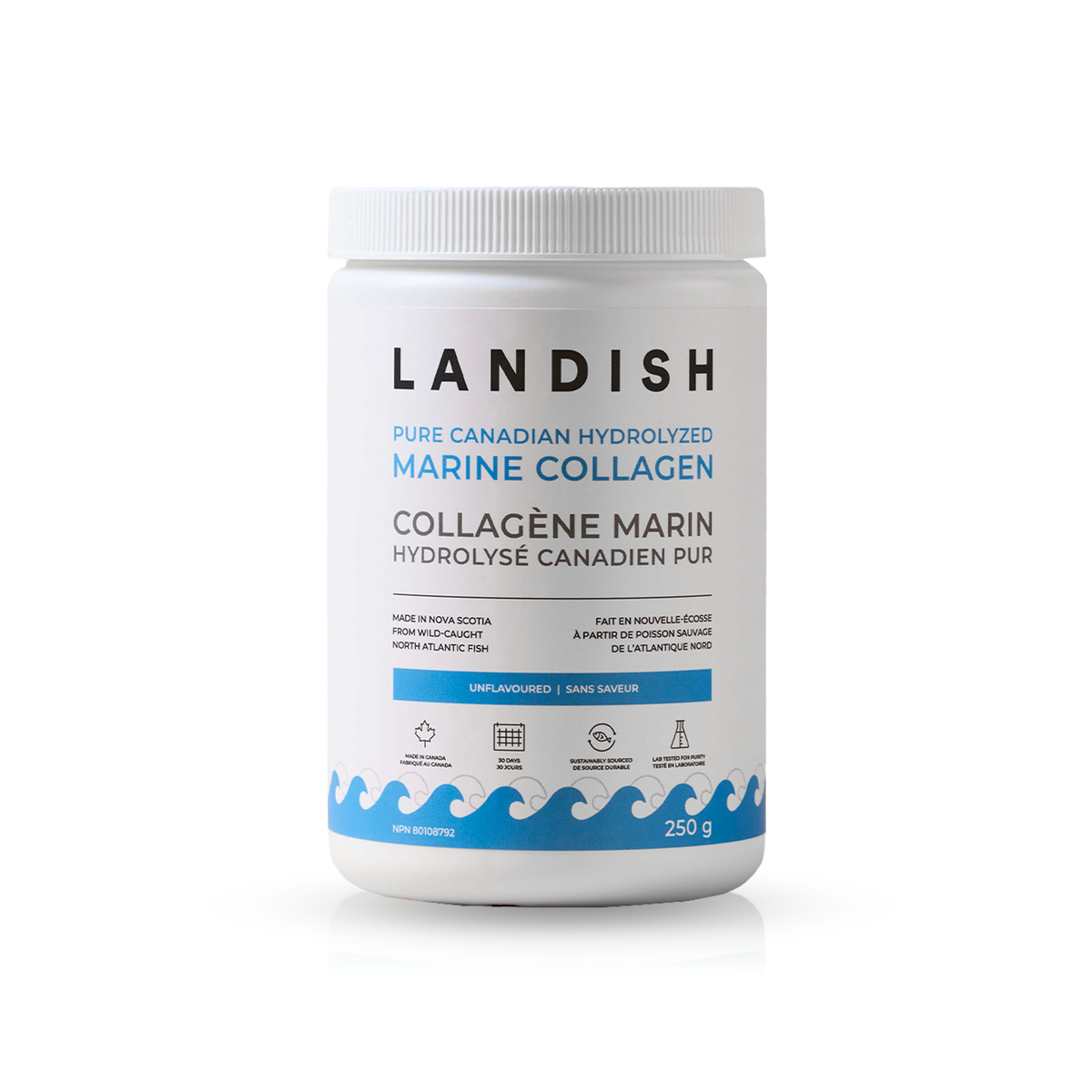 Landish - Pure Canadian Marine Collagen, 250 g — Goodness Me!